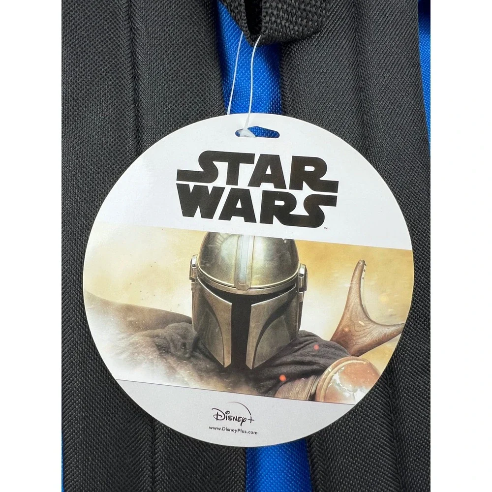 Star Wars The Child Backpack Kids One Size Grogu Mandalorian Blue NWT